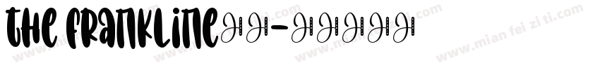 the frankline字体字体转换
